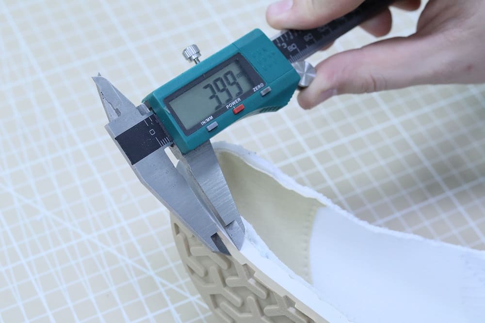 Толщина подошвы