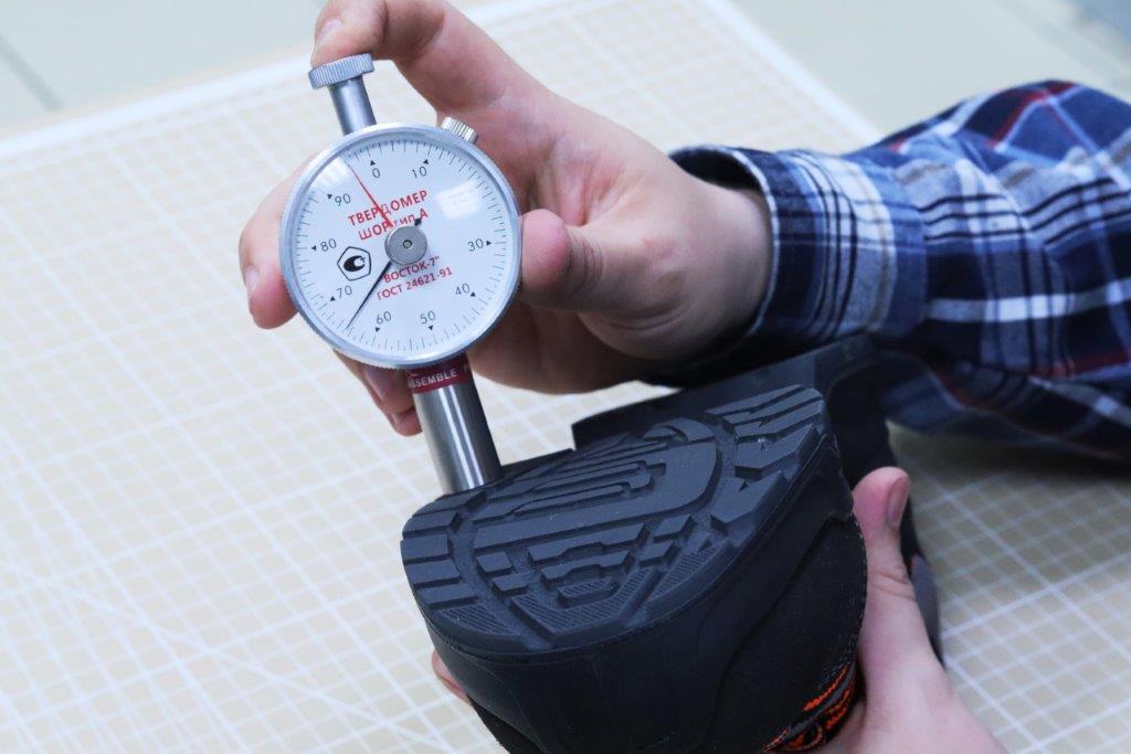 Твердость подошвы